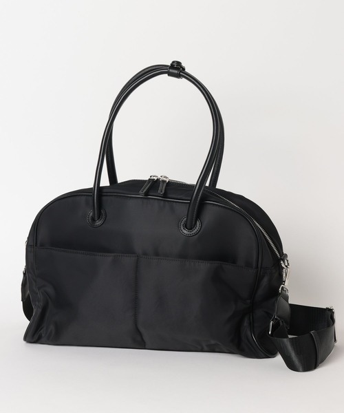 BAYFLOW(ベイフロー)の「パイピングBIGボストン(ボストンバッグ・レディース・ブラック/ブラウン・FREE)」の13枚目の写真