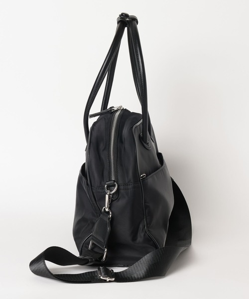 BAYFLOW(ベイフロー)の「パイピングBIGボストン(ボストンバッグ・レディース・ブラック/ブラウン・FREE)」の16枚目の写真