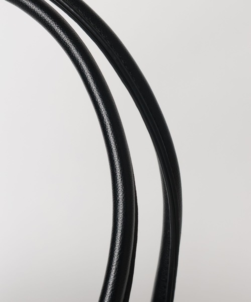 BAYFLOW(ベイフロー)の「パイピングBIGボストン(ボストンバッグ・レディース・ブラック/ブラウン・FREE)」の21枚目の写真