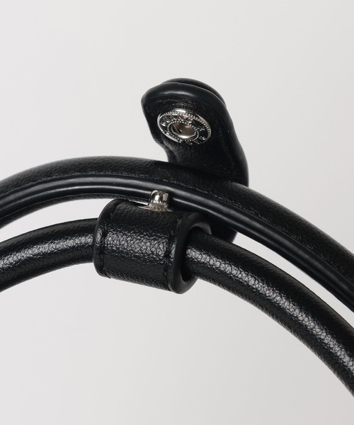 BAYFLOW(ベイフロー)の「パイピングBIGボストン(ボストンバッグ・レディース・ブラック/ブラウン・FREE)」の22枚目の写真