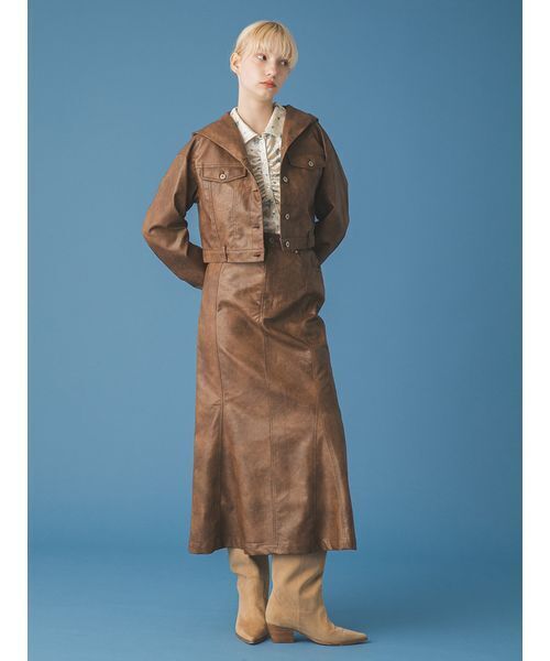 FURFUR（ファーファー）の「ソフトタッチオリジナルフローラルシャツ（シャツ/ブラウス・レディース・ピンク/アイボリー/ブラック・F）」の10枚目の写真