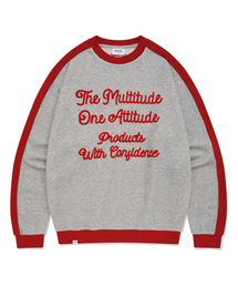 COVERNAT | レトロレタリングスウェットメランジグレー(スウェット)