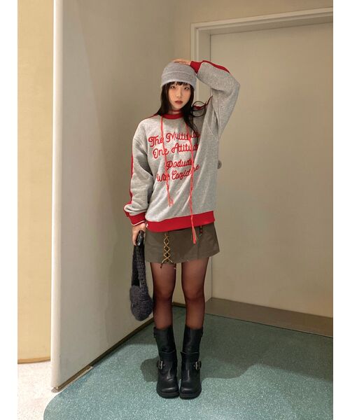 COVERNAT(カバーナット)の「レトロレタリングスウェットメランジグレー(スウェット・レディース・その他・LARGE/MEDIUM/X-LARGE/SMALL)」の15枚目の写真