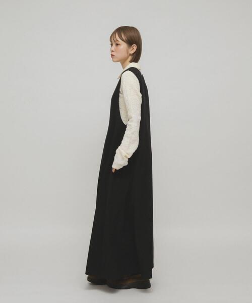 KBF（ケイビーエフ）の「ポコポコジャガードシャツ（シャツ/ブラウス・レディース・アイボリー/ブラック/ピンク・ONE）」の7枚目の写真