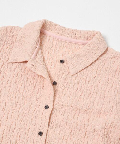 KBF（ケイビーエフ）の「ポコポコジャガードシャツ（シャツ/ブラウス・レディース・アイボリー/ブラック/ピンク・ONE）」の17枚目の写真