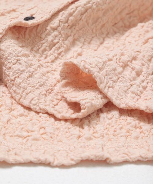 KBF（ケイビーエフ）の「ポコポコジャガードシャツ（シャツ/ブラウス・レディース・アイボリー/ブラック/ピンク・ONE）」の20枚目の写真