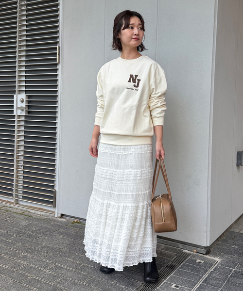 SLOBE IENA（スローブイエナ）の「アソートロゴ裏毛BIG プルオーバー