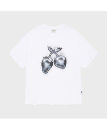PHYSICAL DEPARTMENT（フィジカル デパートメント）の「Women's Metal Strawberry Slim Fit Short Sleeve T-Shirt White（Tシャツ/カットソー）」