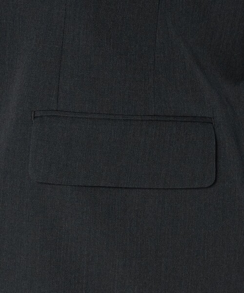 LOEFF(ロエフ)の「<LOEFF>ギャバジン ノーカラー ジャケット(ノーカラージャケット・レディース・ナチュラル/ダークグレー・2/1/0)」の17枚目の写真