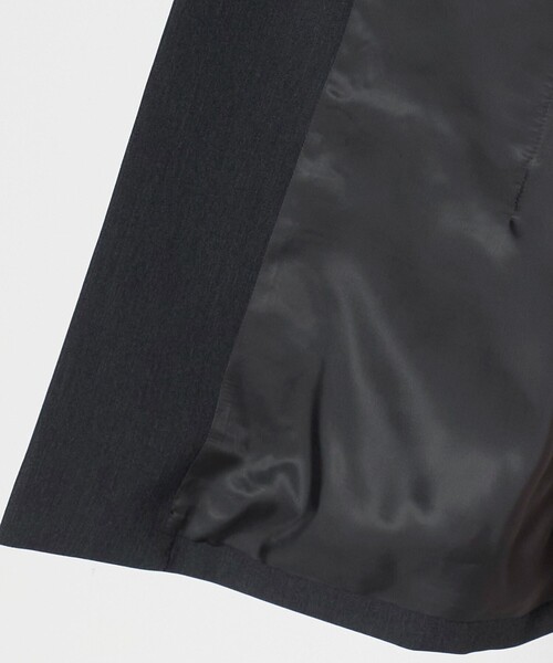 LOEFF(ロエフ)の「<LOEFF>ギャバジン ノーカラー ジャケット(ノーカラージャケット・レディース・ナチュラル/ダークグレー・2/1/0)」の18枚目の写真