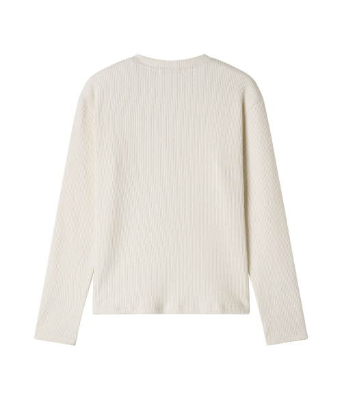 ROLLINGSTUDIOS(ローリングスタジオ)の「WOOL HENLEY LONG SLEEVE WHITE(Tシャツ/カットソー・メンズ・その他・SMALL/MEDIUM/LARGE)」の7枚目の写真