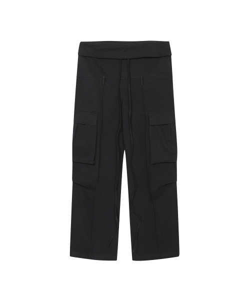 THREE TO EIGHTY（スリートゥエイティー）の「FOLD CARGO POCKET PANTS BLACK（その他パンツ・レディース・その他・FREE）」の4枚目の写真