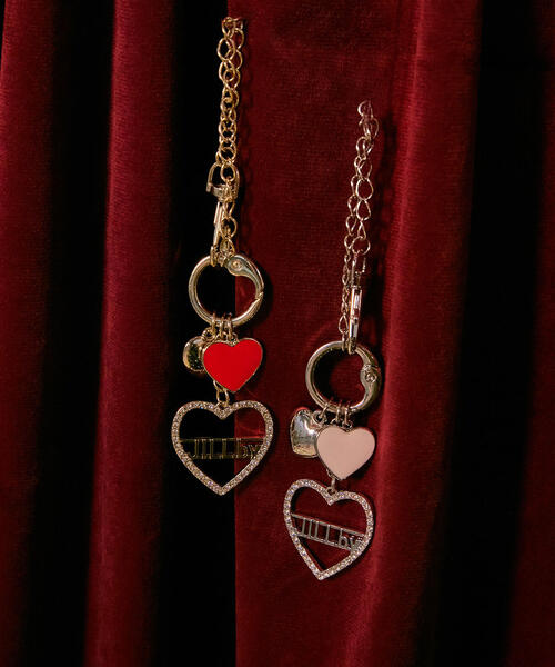JILL by JILL STUART（ジルバイジルスチュアート）の「ハートビジューチャーム（キーホルダー・レディース・シルバー/ゴールド・FREE）」の13枚目の写真
