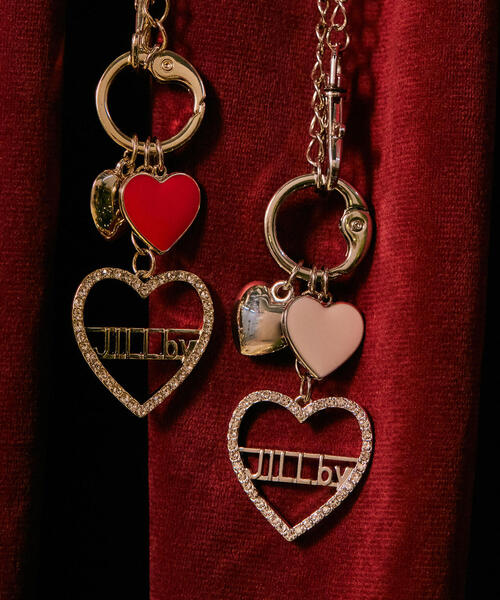JILL by JILL STUART（ジルバイジルスチュアート）の「ハートビジューチャーム（キーホルダー・レディース・シルバー/ゴールド・FREE）」の14枚目の写真