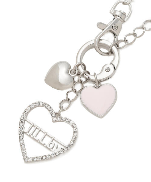 JILL by JILL STUART（ジルバイジルスチュアート）の「ハートビジューチャーム（キーホルダー・レディース・シルバー/ゴールド・FREE）」の3枚目の写真