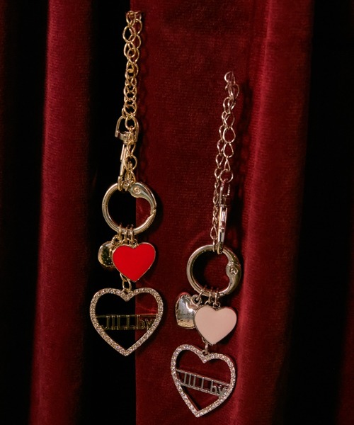 JILL by JILL STUART（ジルバイジルスチュアート）の「ハートビジューチャーム（キーホルダー・レディース・シルバー/ゴールド・FREE）」の5枚目の写真