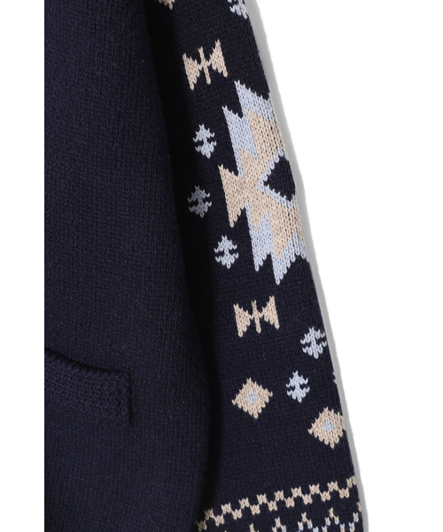 HORLISUN(ホーリーサン)の「Cusco Cowichan Cardigan Navy(ニット/セーター・レディース・その他・MEDIUM/LARGE)」の4枚目の写真