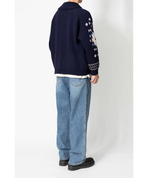 HORLISUN(ホーリーサン)の「Cusco Cowichan Cardigan Navy(ニット/セーター・レディース・その他・MEDIUM/LARGE)」の7枚目の写真