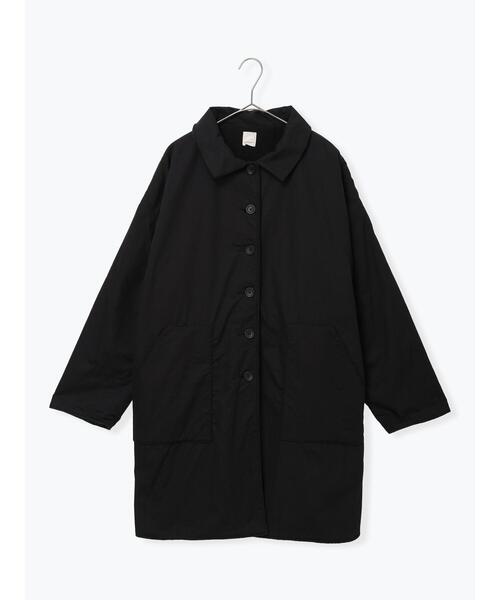 TSUHARU by Samansa Mos2（ツハルバイサマンサモスモス）の「[tukuroi]コットン馬布ステンカラーコート（その他アウター・レディース・ブラック/キャメル・F）」の7枚目の写真