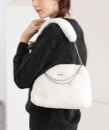 MARY QUANT | Wチェーンファー 2WAYショルダー(ショルダーバッグ)
