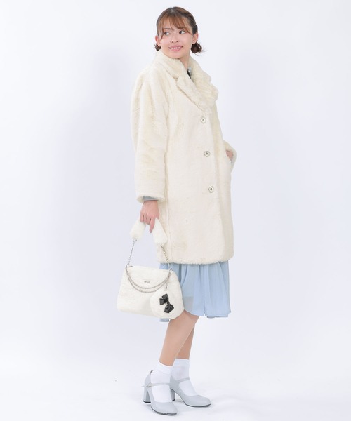 Wチェーンファー 2WAYショルダー（ショルダーバッグ）｜MARY QUANT