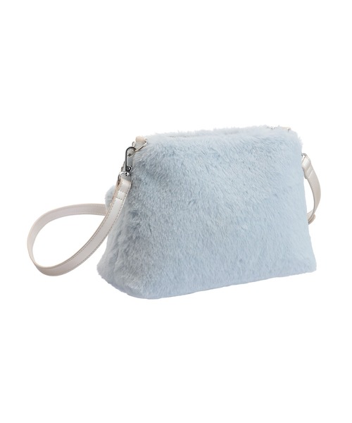 MARY QUANT（マリークワント）の「Wチェーンファー 2WAYショルダー（ショルダーバッグ・レディース・ブラック/ホワイト/ブルー・FREE）」の13枚目の写真