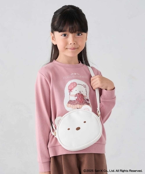 a.v.v（アーヴェヴェ）の「【数量限定】[KIDS]【すみっコぐらし】お顔ショルダーバッグ（ショルダーバッグ・キッズ・アイボリー/ホワイト/ダークインディゴブルー・120）」の5枚目の写真