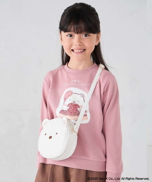 a.v.v（アーヴェヴェ）の「【数量限定】[KIDS]【すみっコぐらし】お顔ショルダーバッグ（ショルダーバッグ・キッズ・アイボリー/ホワイト/ダークインディゴブルー・120）」の8枚目の写真