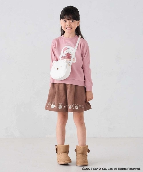 a.v.v（アーヴェヴェ）の「【数量限定】[KIDS]【すみっコぐらし】お顔ショルダーバッグ（ショルダーバッグ・キッズ・アイボリー/ホワイト/ダークインディゴブルー・120）」の9枚目の写真