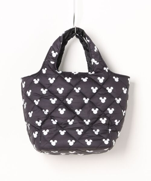 Disney(ディズニー)の「Disney 中綿ミニキルティングトート(トートバッグ・レディース・ドット/ブラック系その他/ブラック・FREE)」の3枚目の写真