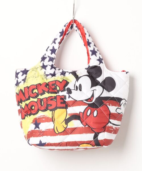 Disney(ディズニー)の「Disney 中綿ミニキルティングトート(トートバッグ・レディース・ドット/ブラック系その他/ブラック/ブラック系その他2/その他・FREE)」の4枚目の写真