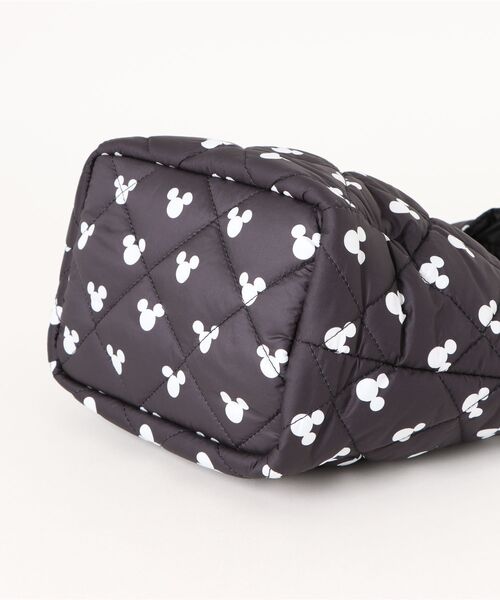 Disney(ディズニー)の「Disney 中綿ミニキルティングトート(トートバッグ・レディース・ドット/ブラック系その他/ブラック・FREE)」の5枚目の写真