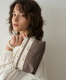 LeSportsac（レスポートサック）の「LeSportsac × FREAK'S STORE/レスポートサック 別注 COSMETIC CLUTCH W STRAP/コスメティック クラッチ ダブルストラップ/コスメ ポーチ（ポーチ）」