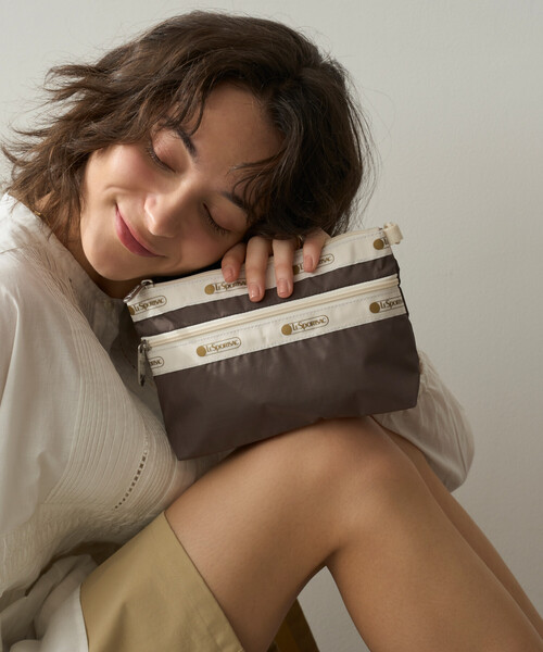 LeSportsac × FREAK'S STORE/レスポートサック 別注 COSMETIC CLUTCH W