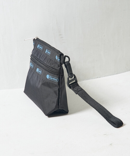 FREAK'S STORE（フリークスストア）の「LeSportsac × FREAK'S STORE/レスポートサック 別注 COSMETIC CLUTCH W STRAP/コスメティック クラッチ ダブルストラップ/コスメ ポーチ（ポーチ・レディース・ブラウン/ブラック・ONE SIZE）」の17枚目の写真