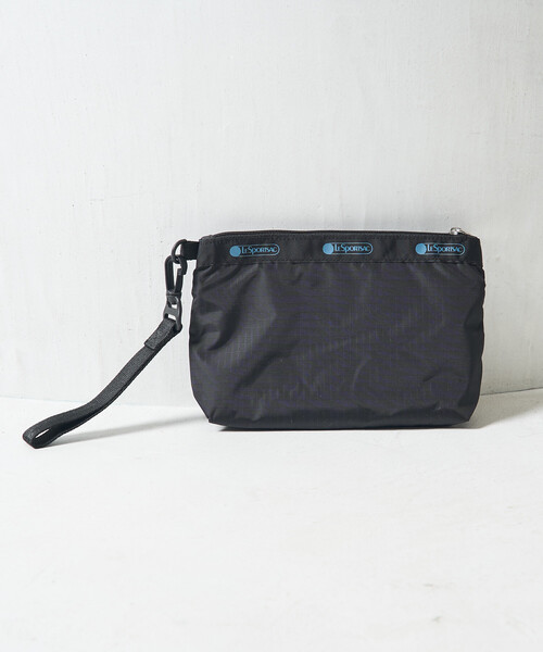 FREAK'S STORE（フリークスストア）の「LeSportsac × FREAK'S STORE/レスポートサック 別注 COSMETIC CLUTCH W STRAP/コスメティック クラッチ ダブルストラップ/コスメ ポーチ（ポーチ・レディース・ブラウン/ブラック・ONE SIZE）」の18枚目の写真