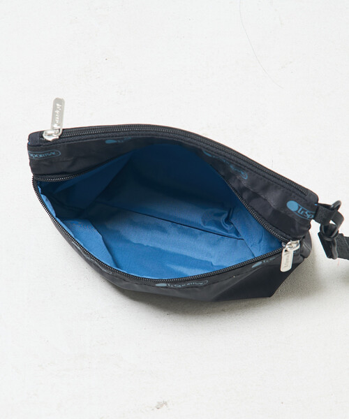 FREAK'S STORE（フリークスストア）の「LeSportsac × FREAK'S STORE/レスポートサック 別注 COSMETIC CLUTCH W STRAP/コスメティック クラッチ ダブルストラップ/コスメ ポーチ（ポーチ・レディース・ブラウン/ブラック・ONE SIZE）」の3枚目の写真