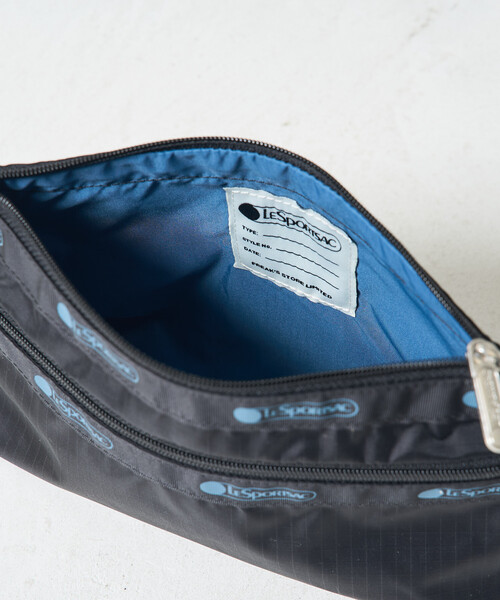 FREAK'S STORE（フリークスストア）の「LeSportsac × FREAK'S STORE/レスポートサック 別注 COSMETIC CLUTCH W STRAP/コスメティック クラッチ ダブルストラップ/コスメ ポーチ（ポーチ・レディース・ブラウン/ブラック・ONE SIZE）」の4枚目の写真