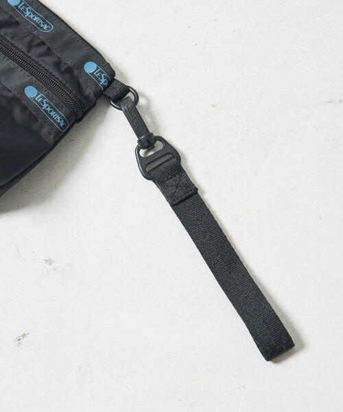 FREAK'S STORE（フリークスストア）の「LeSportsac × FREAK'S STORE/レスポートサック 別注 COSMETIC CLUTCH W STRAP/コスメティック クラッチ ダブルストラップ/コスメ ポーチ（ポーチ・レディース・ブラウン/ブラック・ONE SIZE）」の6枚目の写真