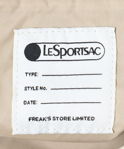 FREAK'S STORE（フリークスストア）の「LeSportsac × FREAK'S STORE/レスポートサック 別注 COSMETIC CLUTCH W STRAP/コスメティック クラッチ ダブルストラップ/コスメ ポーチ（ポーチ・レディース・ブラウン/ブラック・ONE SIZE）」の9枚目の写真