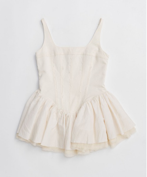 PRANK PROJECT（プランクプロジェクト）の「【2026Spring Pre-Order】ラスティックペプラムトップ / Rustic Peplum Tops（その他トップス・レディース・ブラック/アイボリー・FREE）」の14枚目の写真