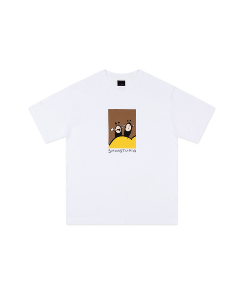 XHUA'T(スアト)の「虫歯Tシャツ(Tシャツ/カットソー・メンズ・ブラック/タン/ホワイト・X-LARGE/LARGE/MEDIUM)」の1枚目の写真