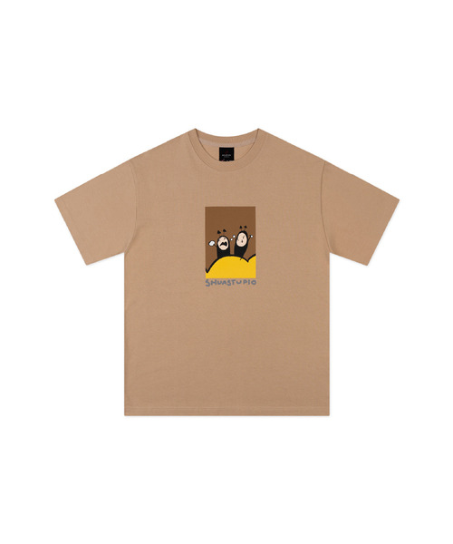 XHUA'T(スアト)の「虫歯Tシャツ(Tシャツ/カットソー・メンズ・ブラック/タン/ホワイト・X-LARGE/LARGE/MEDIUM)」の3枚目の写真