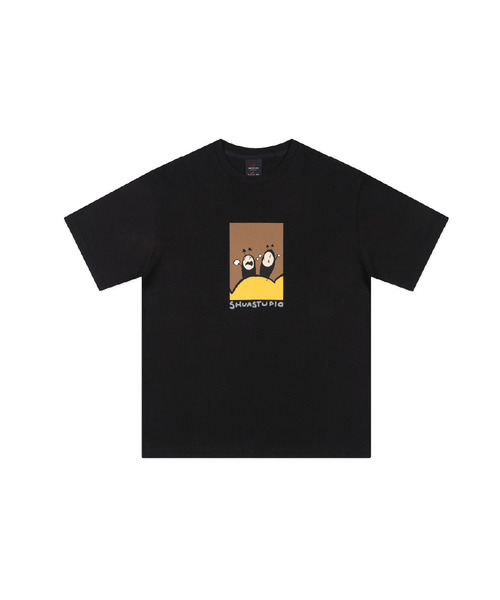 XHUA'T(スアト)の「虫歯Tシャツ(Tシャツ/カットソー・メンズ・ブラック/タン/ホワイト・X-LARGE/LARGE/MEDIUM)」の2枚目の写真