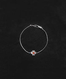 LOWOOL（ロウル）の「Red cross silver bracelet（ブレスレット）」