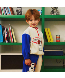 MINIDOU（ミニドウ）の「Minidow Dachshund Fleece Top and Bottom（セットアップ）」