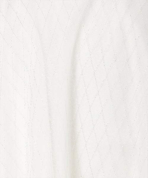 WILLSELECTION（ウィルセレクション）の「【Lame KNIT TULLE Series】ラメチュールボリュームスカート（スカート・レディース・ピンク/オフホワイト/ブラック・FREE）」の13枚目の写真