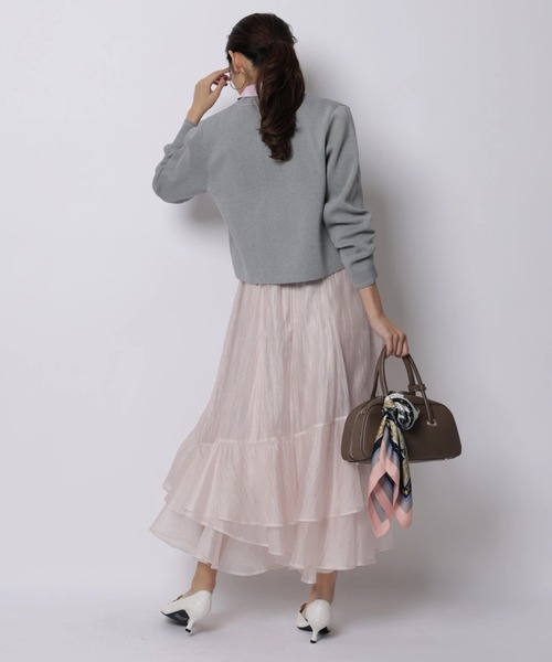 JUSGLITTY（ジャスグリッティー）の「シアーヘムティアードスカート（スカート・レディース・ピンク・2/1/0）」の16枚目の写真
