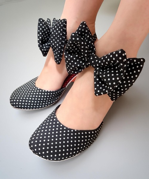 ハートヒール ドットリボンパンプス Jeffrey Campbell│Jeffrey
