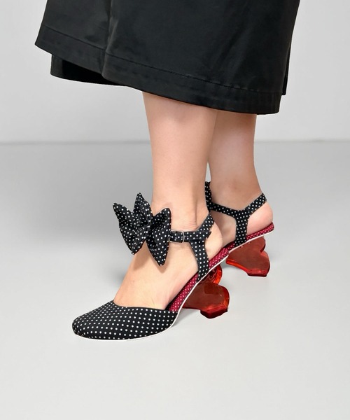ハートヒール ドットリボンパンプス Jeffrey Campbell│Jeffrey